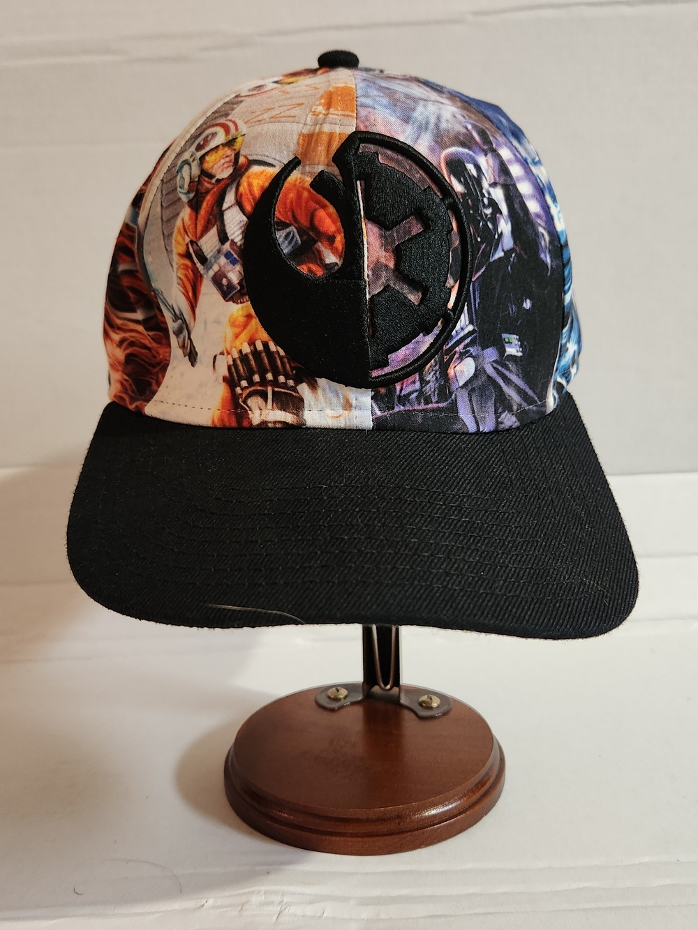 Star Wars Graphic Men's Snapback Cap - Black, Orange, Blue
